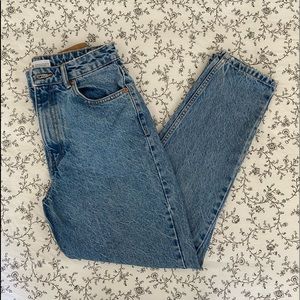 Zara High Rise Mom Jeans